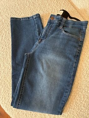 Angels Medium Blue Straight-Leg Denim Jeans